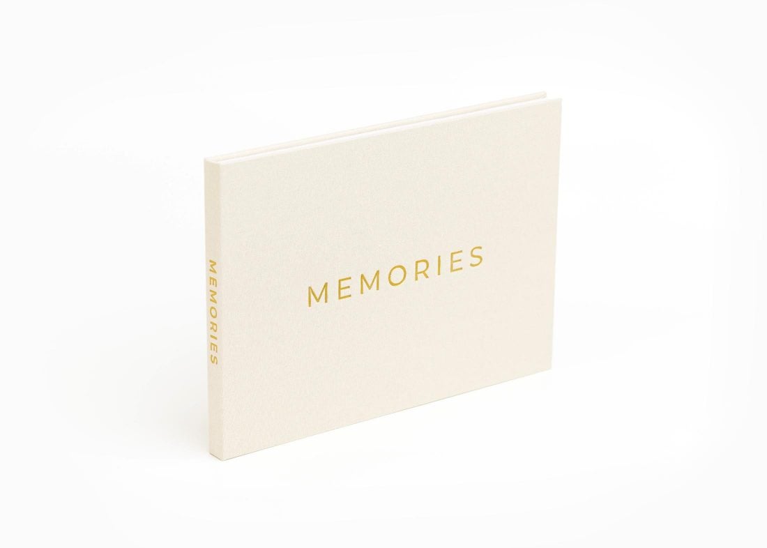 Wedding Video Books - MEMORIES - Front-Gold
