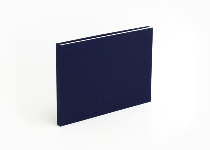 Custom Wedding Video Books Monogram Blue Blank