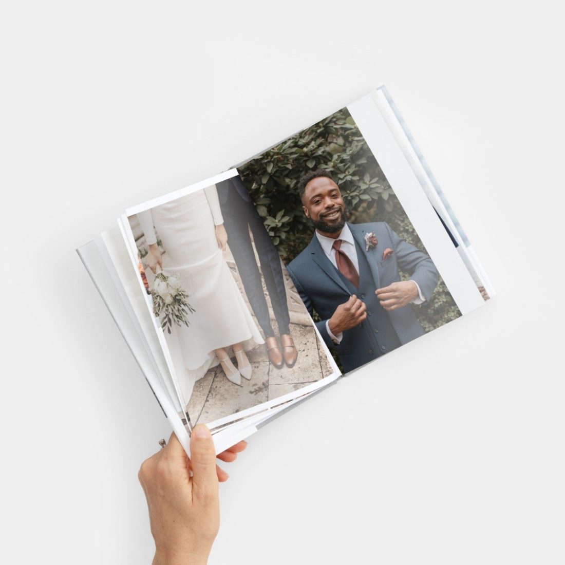 One of the most popular way to enjoy your wedding photos - a wedding album 